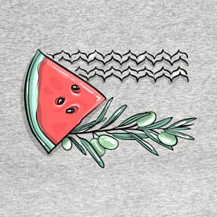 watermelon flag (colored) T-Shirt